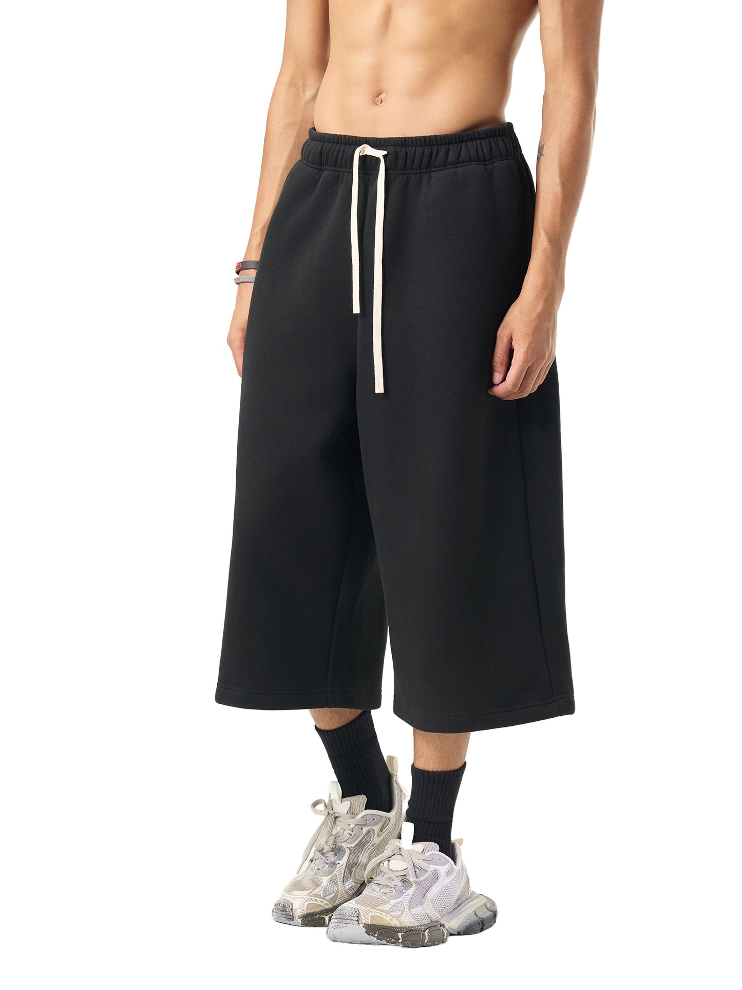 L&M Nothing Real Is Lost Three-quarter Sweatpants