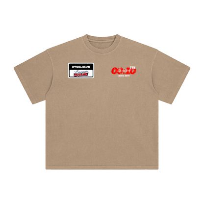 Laces&Soles Red Enzyme Washed T-Shirt