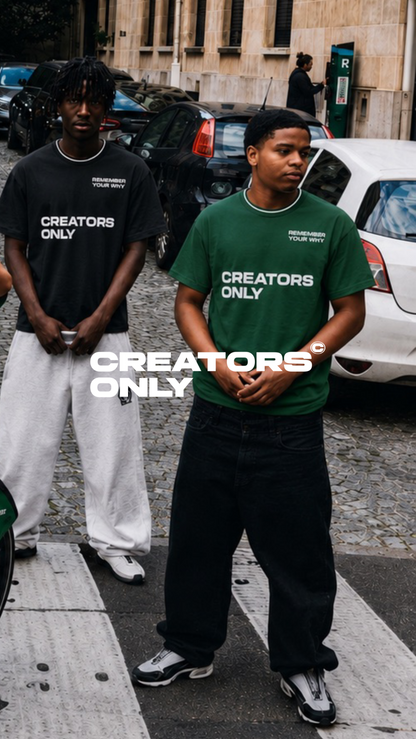 CREATORS ONLY Boxy Ribbed T-Shirt
