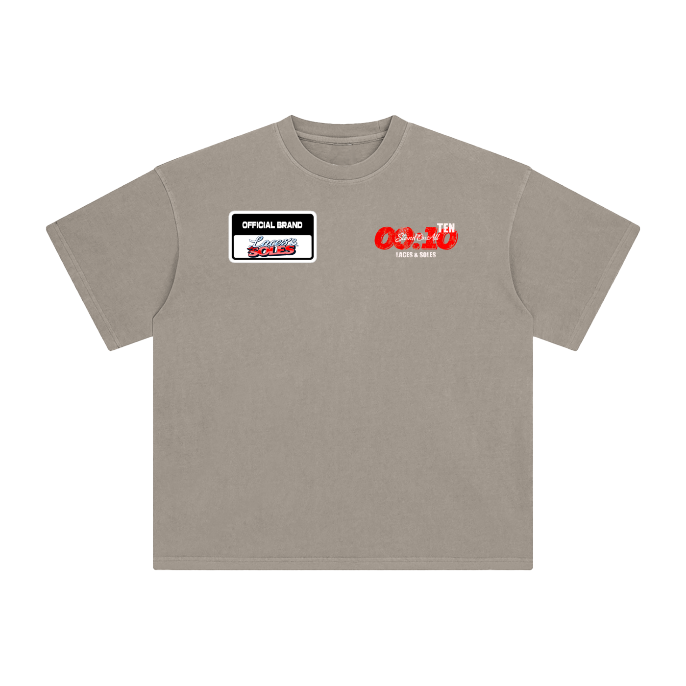 Laces&Soles Red Enzyme Washed T-Shirt