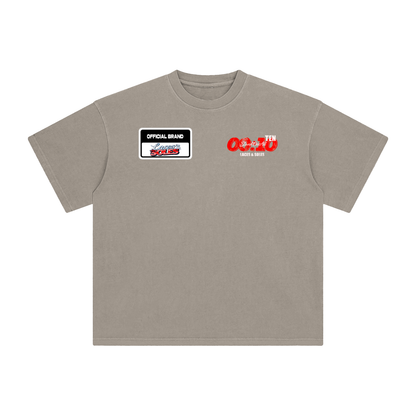 Laces&Soles Red Enzyme Washed T-Shirt