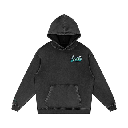 Laces&Soles Snow Washed Loose Cotton Hoodie