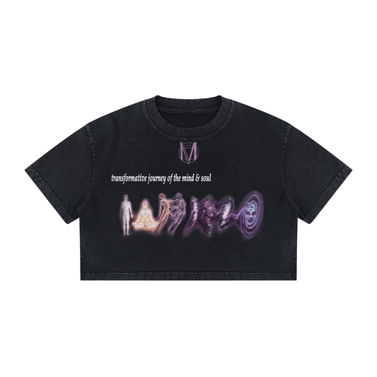 Metanoia Mineral Wash Cotton Crop T-Shirt