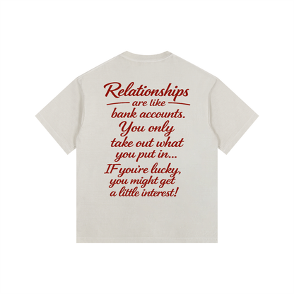 Amardevol Vintage Washed Oversized Cotton T-Shirt