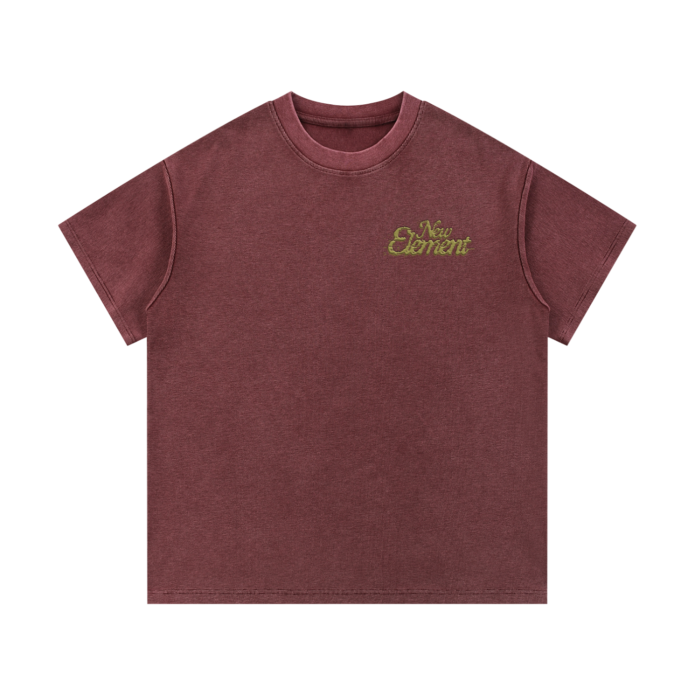 New Element Mineral Wash Waffle Knit T-Shirt