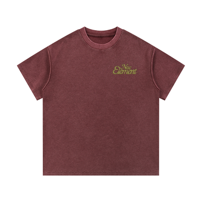 New Element Mineral Wash Waffle Knit T-Shirt