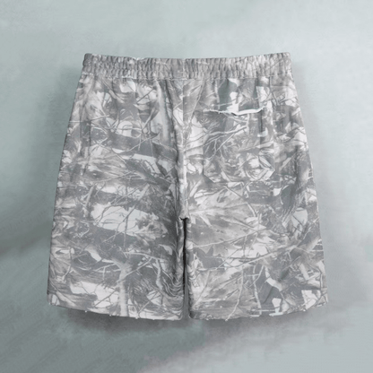 Zyross Cotton French Terry Camo Shorts (400GSM)
