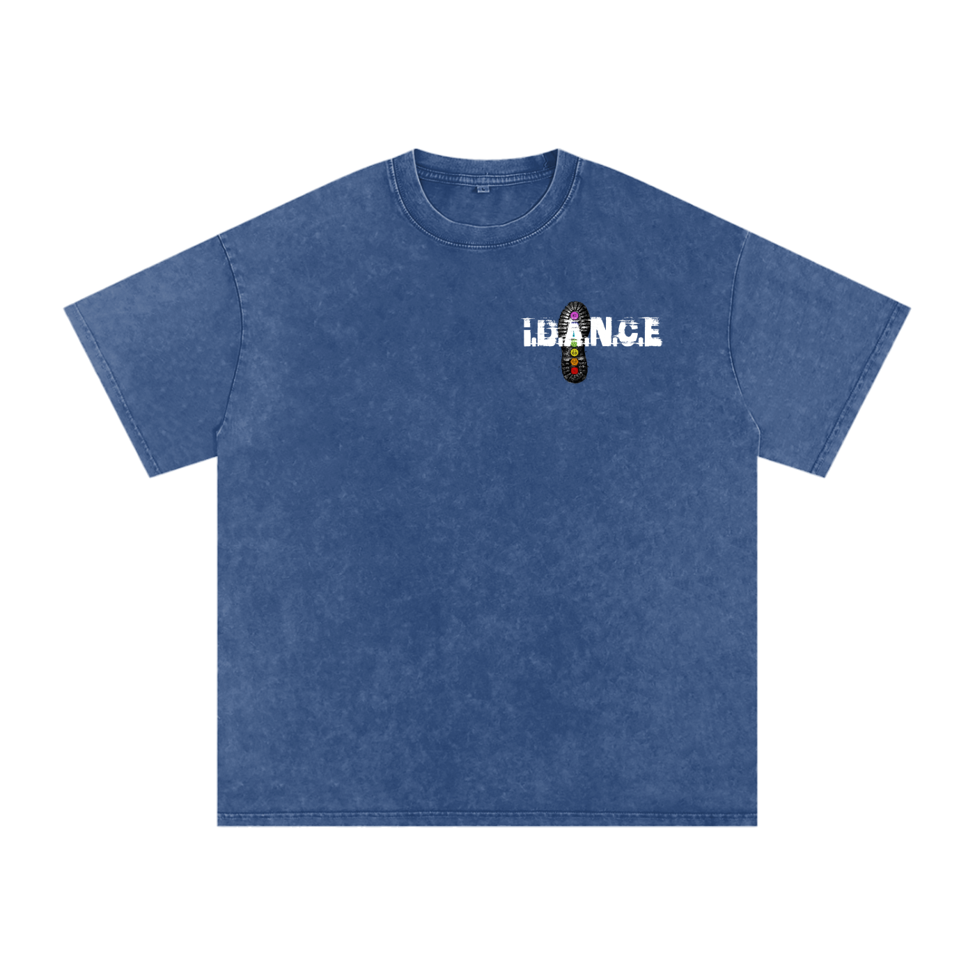 THE IDANCE  Snow Washed Oversized T-Shirt