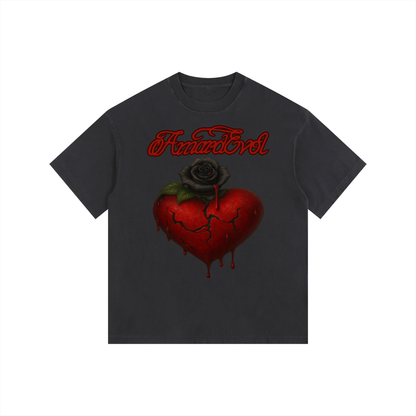 Amardevol Vintage Washed Oversized Cotton T-Shirt