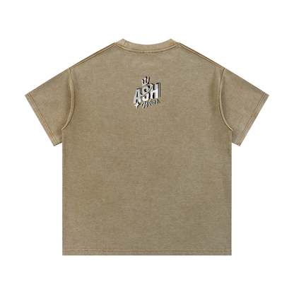 ASH Wear Mineral Wash Waffle Knit T-Shirt