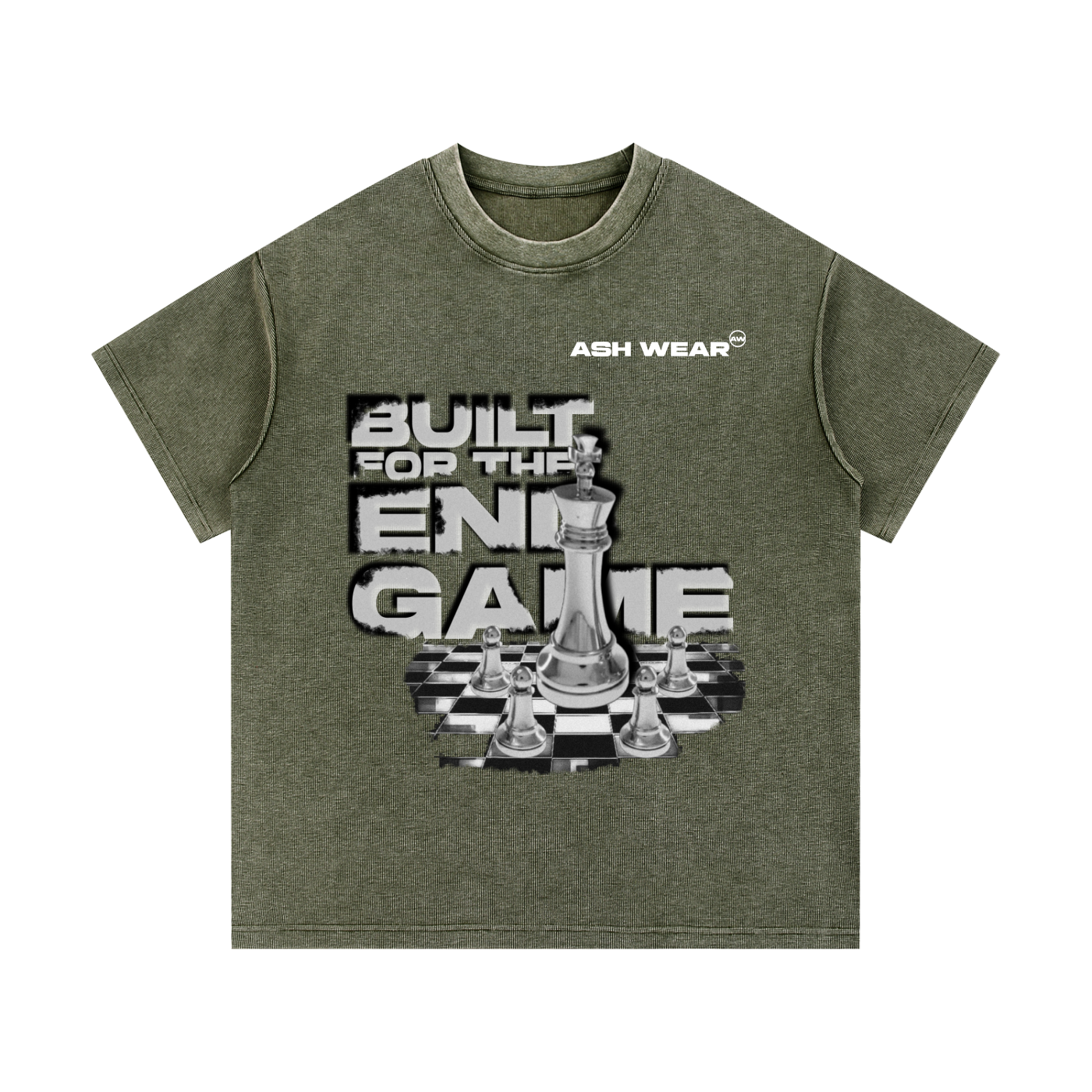 ASH Wear Mineral Wash Waffle Knit T-Shirt