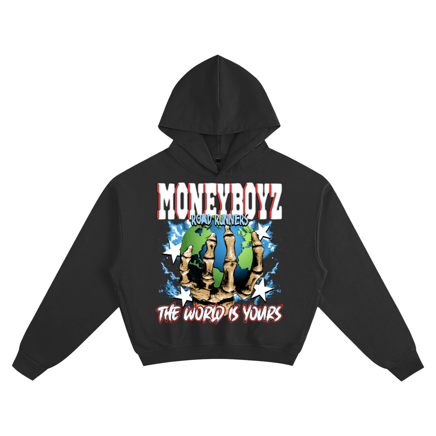 MoneyBoyz Unisex Cotton Cropped Hoodie