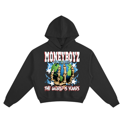 MoneyBoyz Unisex Cotton Cropped Hoodie