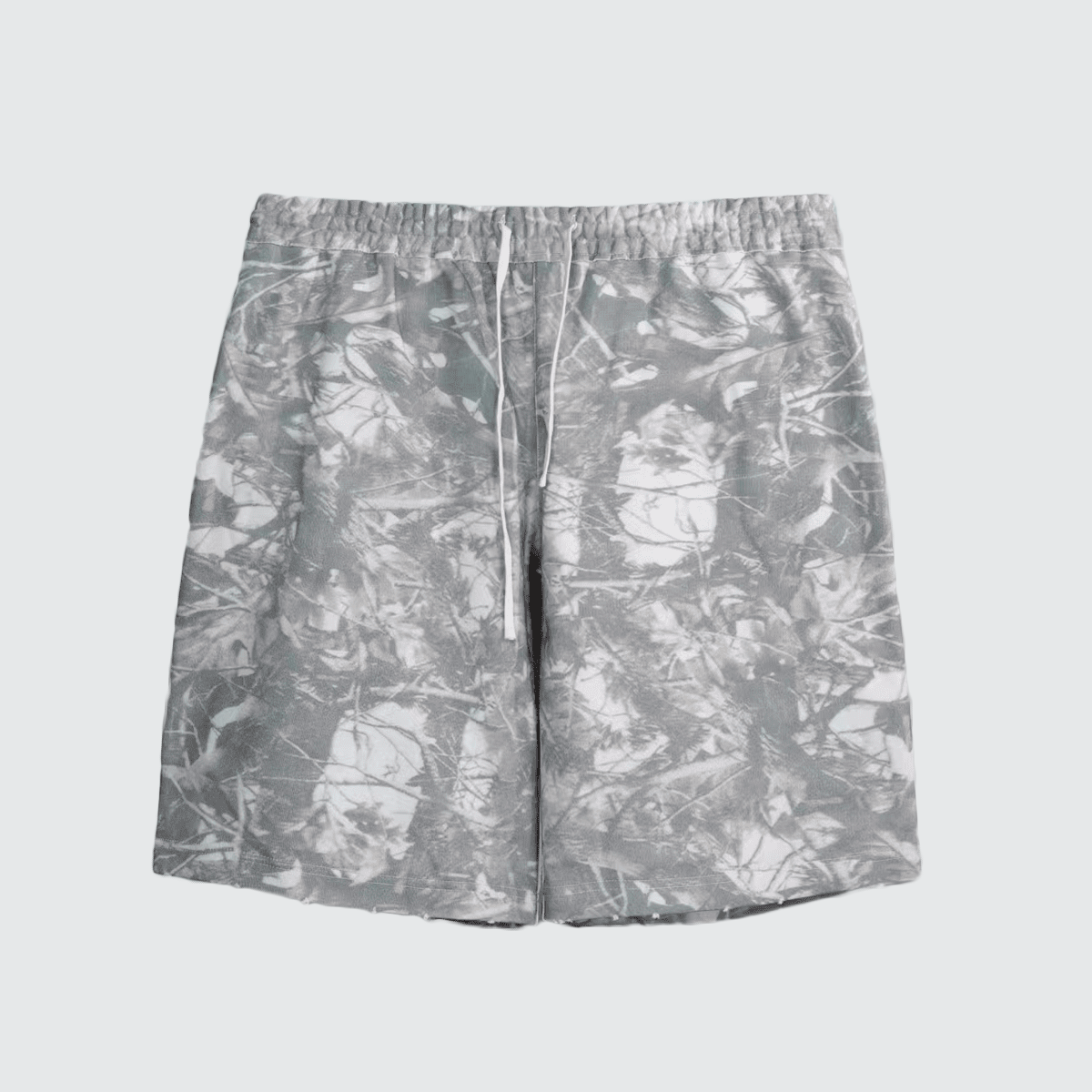 Zyross Cotton French Terry Camo Shorts (400GSM)
