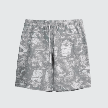 Zyross Cotton French Terry Camo Shorts (400GSM)