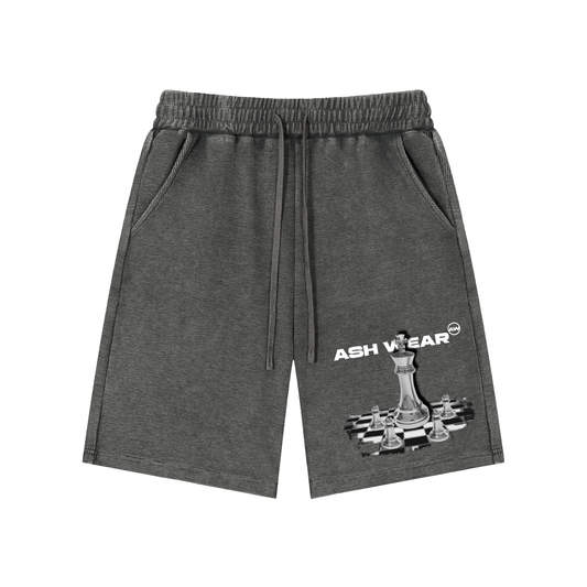ASH Wear Mineral Wash Waffle Knit Shorts