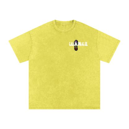 THE IDANCE  Snow Washed Oversized T-Shirt