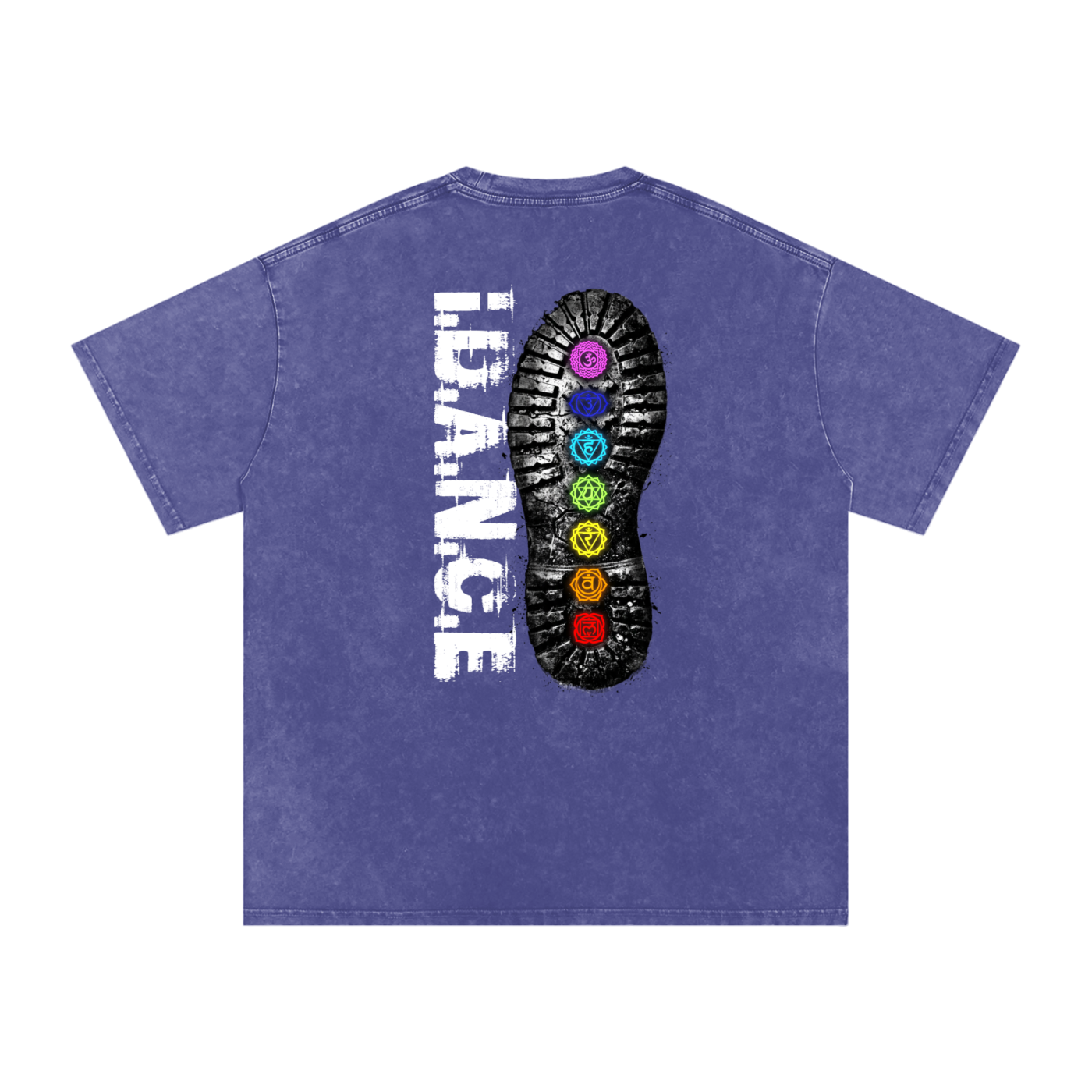 THE IDANCE  Snow Washed Oversized T-Shirt