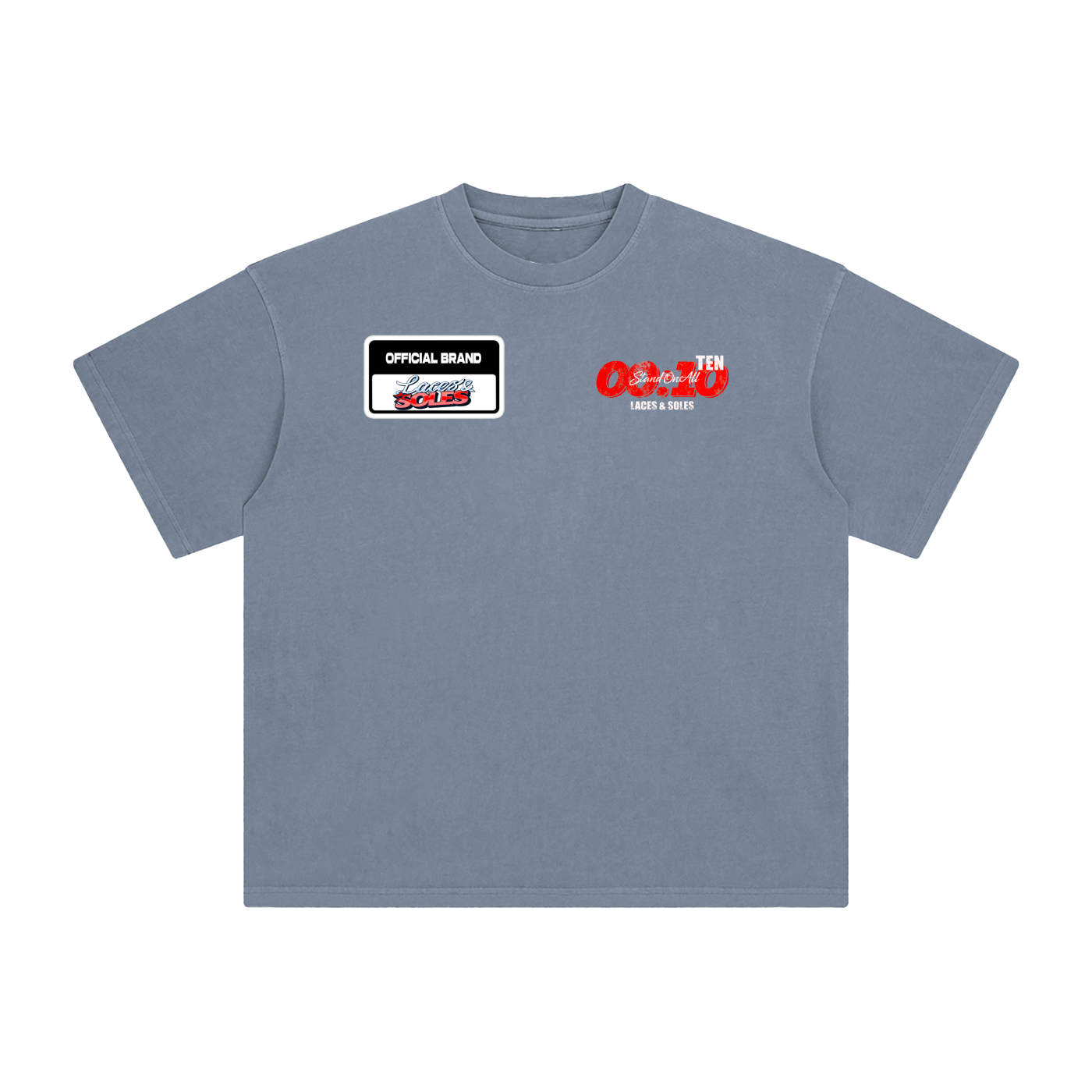 Laces&Soles Red Enzyme Washed T-Shirt