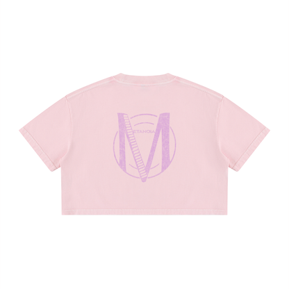 Metanoia Mineral Wash Cotton Crop T-Shirt