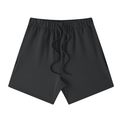Unisex Earth Tone Loose Fit Cotton Shorts