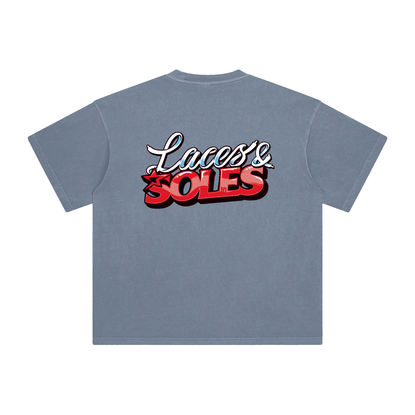 Laces&Soles Red Enzyme Washed T-Shirt