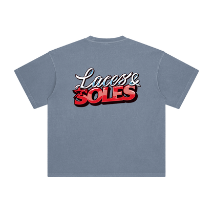 Laces&Soles Red Enzyme Washed T-Shirt
