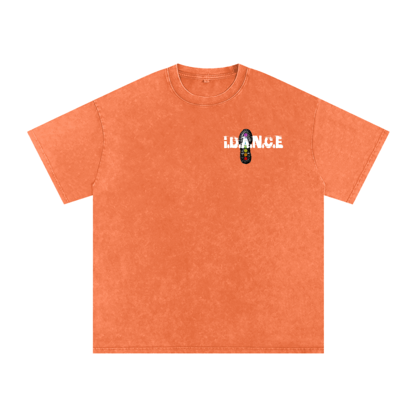 THE IDANCE  Snow Washed Oversized T-Shirt