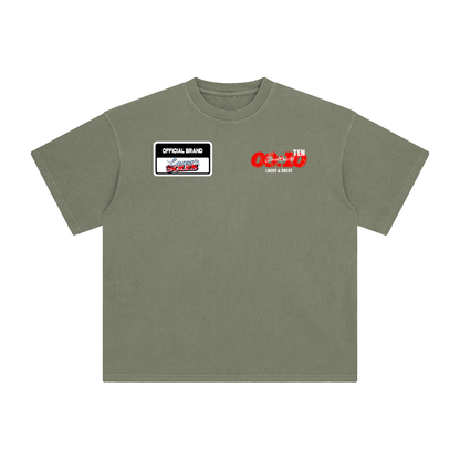 Laces&Soles Red Enzyme Washed T-Shirt