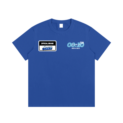 Stand On All Ten Blue Essential Cotton T-Shirt
