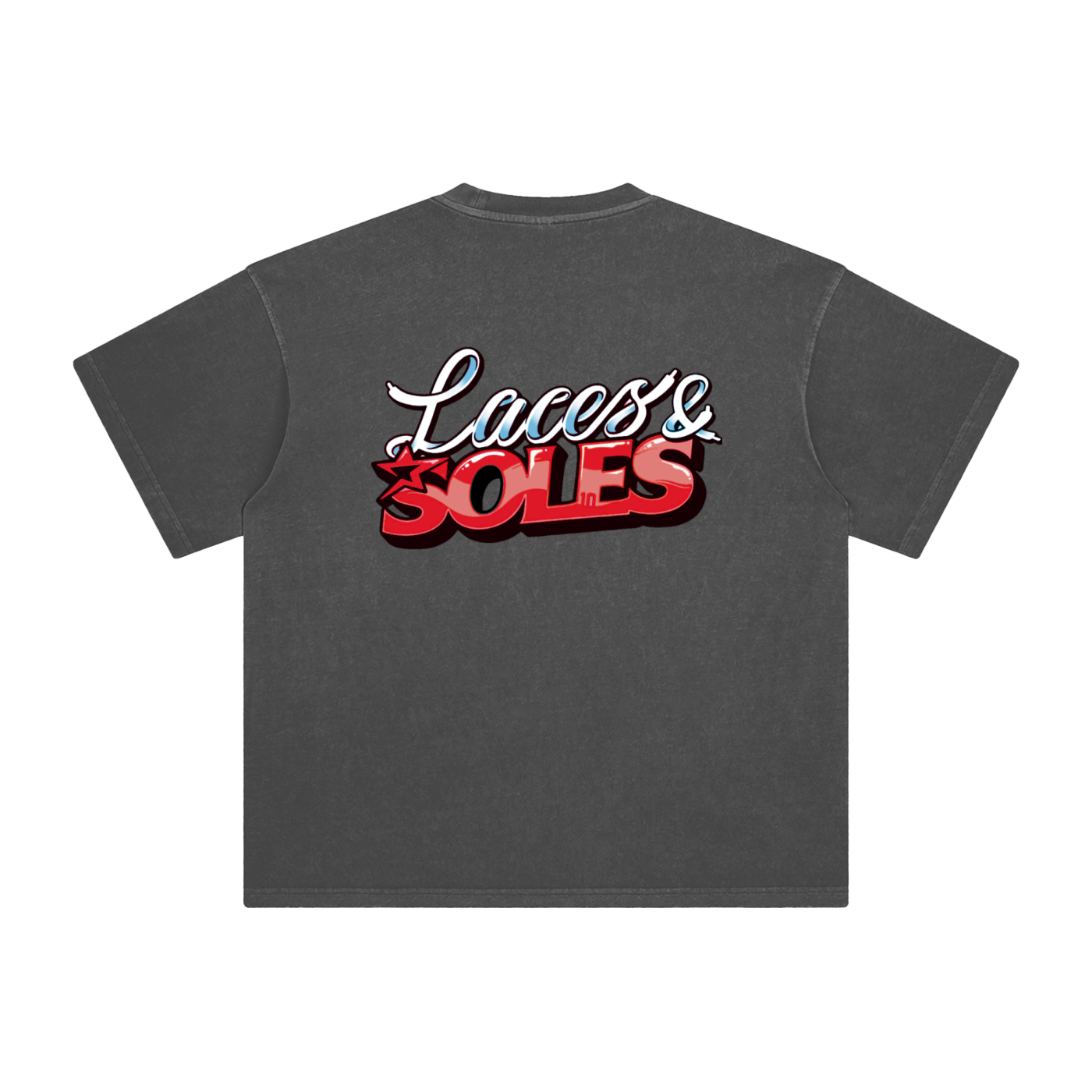 Laces&Soles Red Enzyme Washed T-Shirt