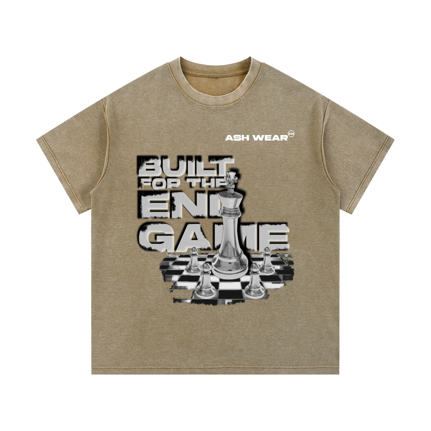 ASH Wear Mineral Wash Waffle Knit T-Shirt