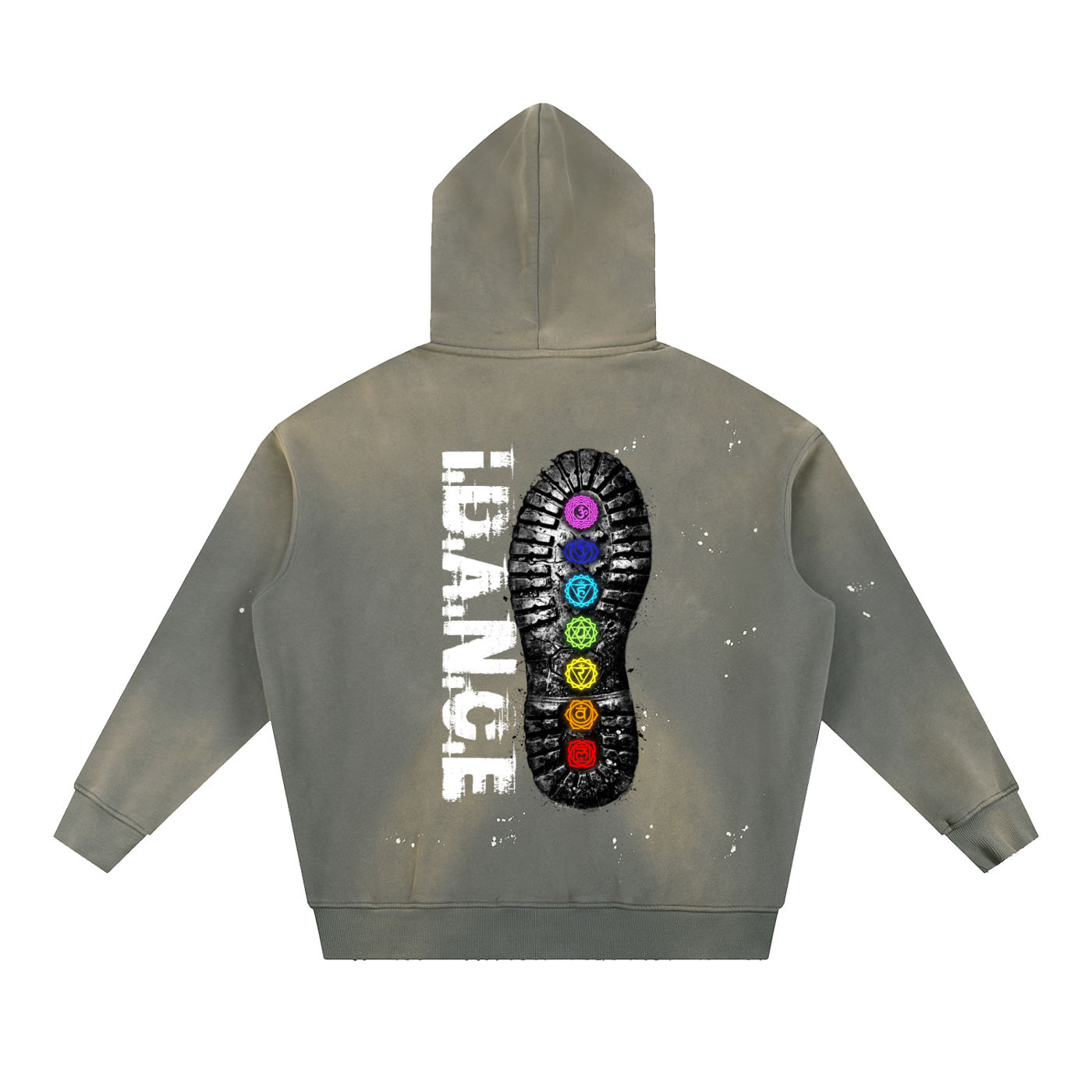 iDANCE w/ Keysha Kool Vintage Washed Frayed Fleece Hoodie