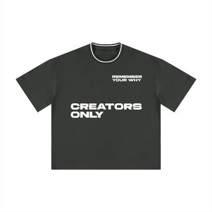 CREATORS ONLY Boxy Ribbed T-Shirt