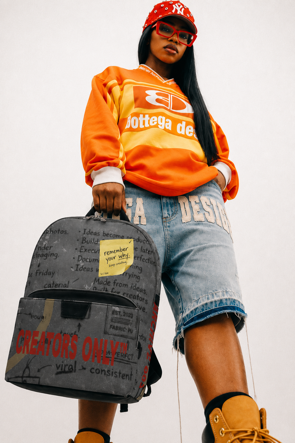 CREATORS ONLY Leather Backpack