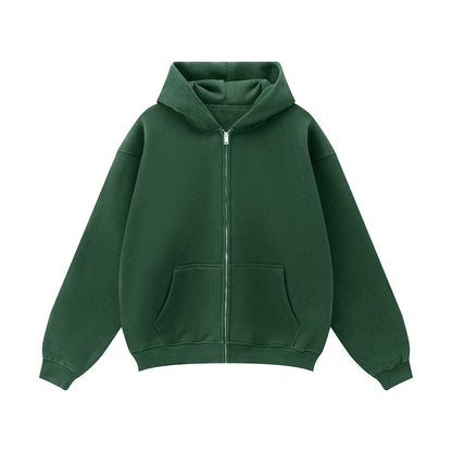 Urban Root Heavyweight Fleece Zip-Up Oversized Hoodie (380GSM)