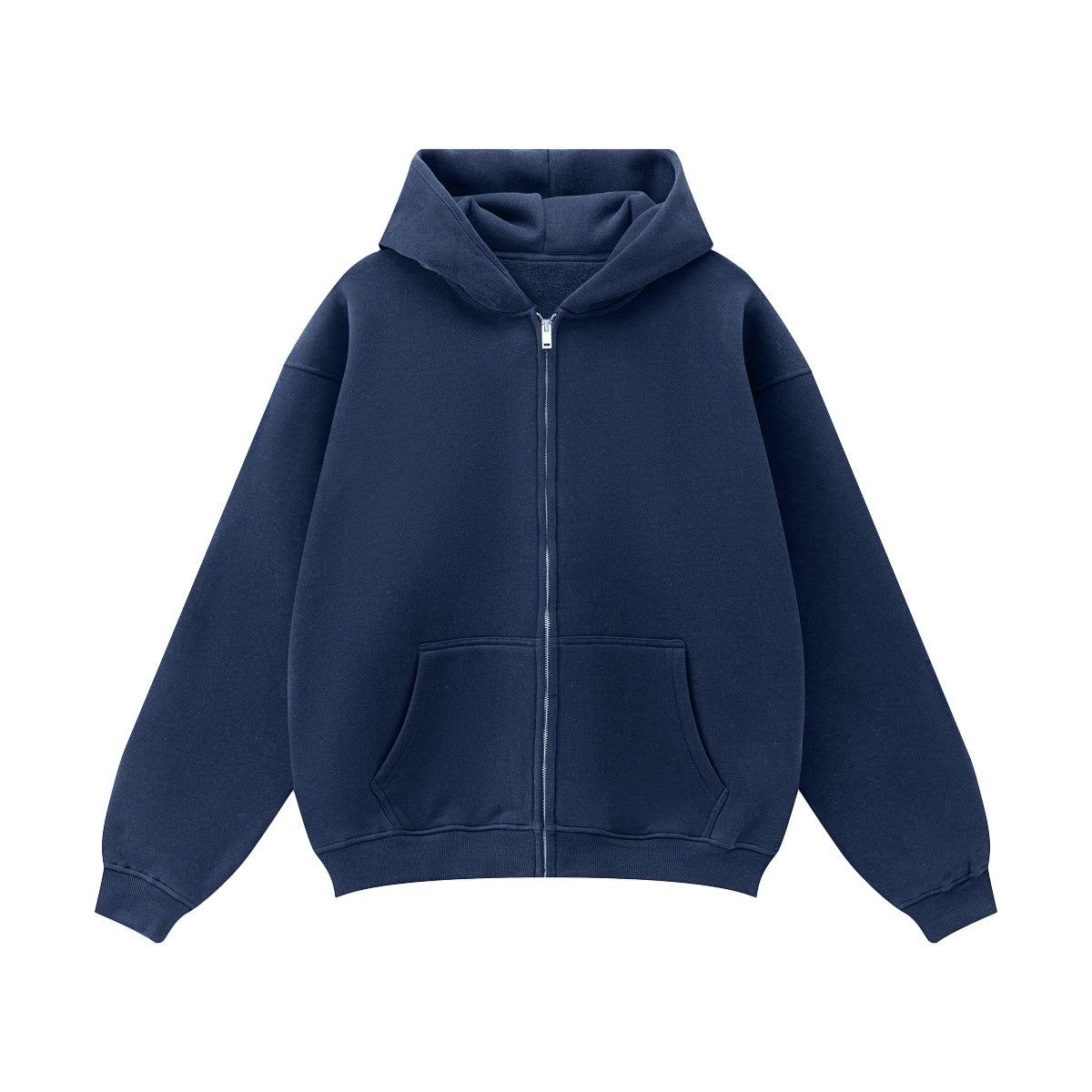Urban Root Heavyweight Fleece Zip-Up Oversized Hoodie (380GSM)