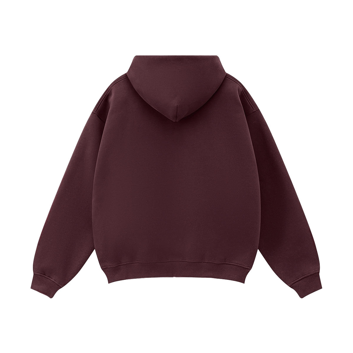 Urban Root Heavyweight Fleece Zip-Up Oversized Hoodie (380GSM)