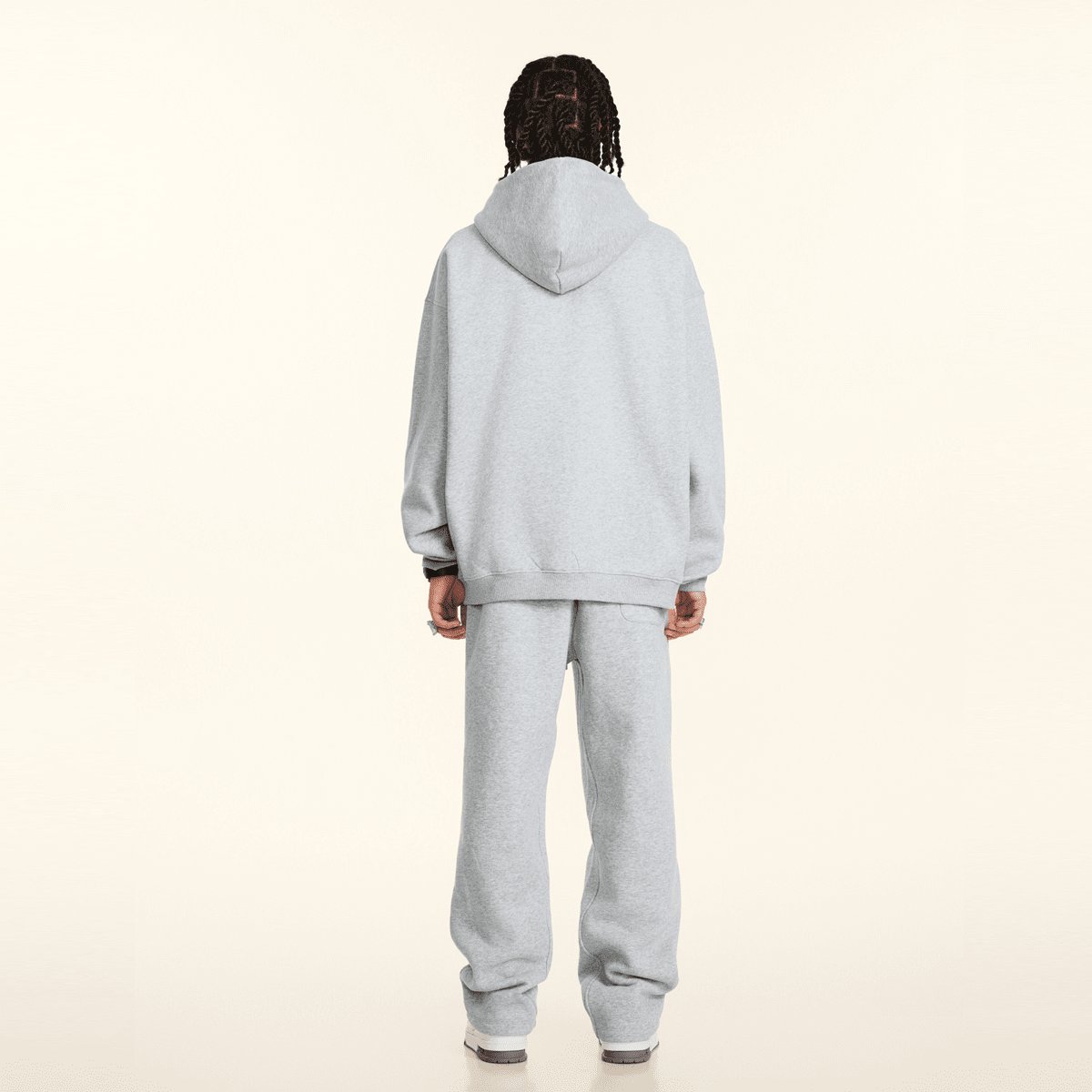 Urban Root Heavyweight Fleece Zip-Up Oversized Hoodie (380GSM)