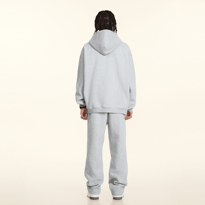 Urban Root Heavyweight Fleece Zip-Up Oversized Hoodie (380GSM)