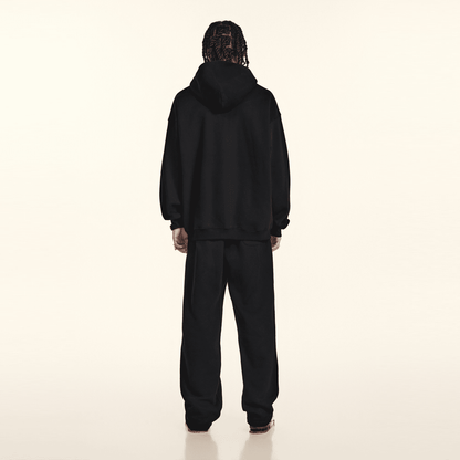 Urban Root Heavyweight Fleece Zip-Up Oversized Hoodie (380GSM)