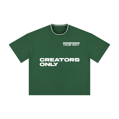 CREATORS ONLY Boxy Ribbed T-Shirt