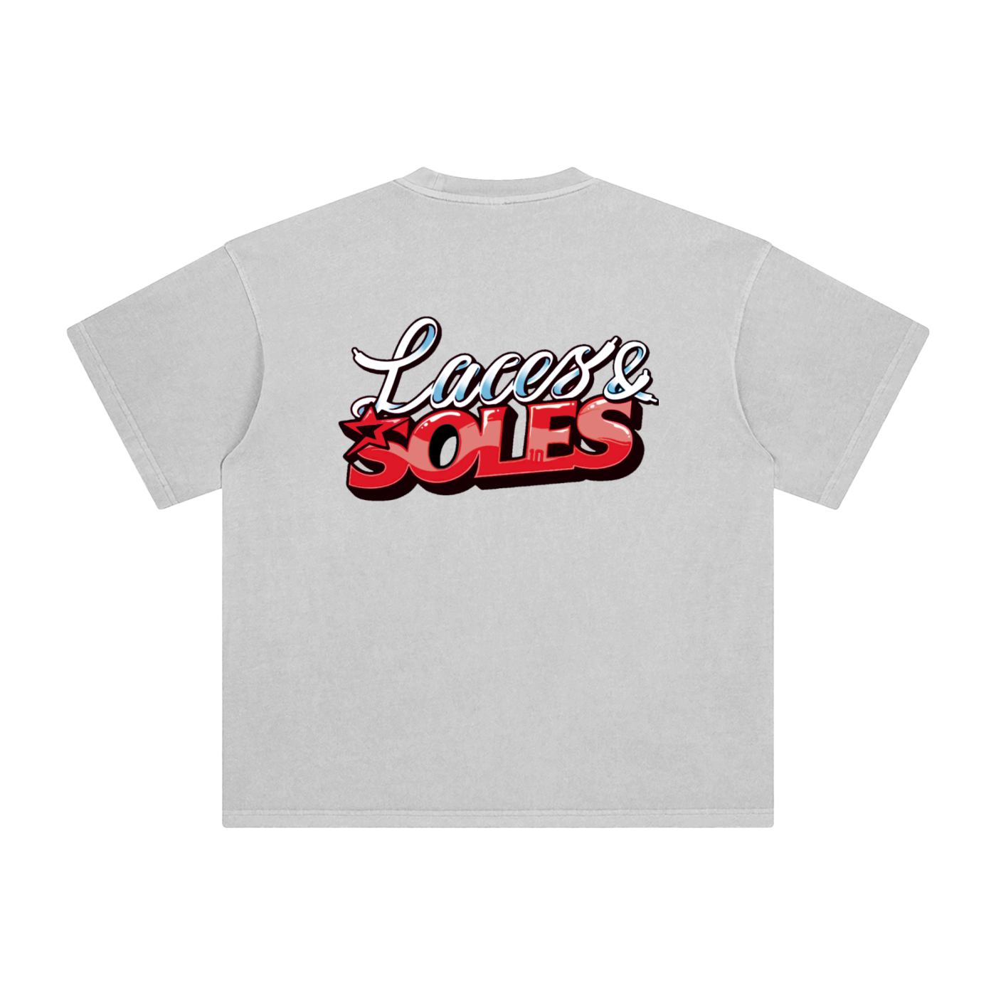 Laces&Soles Red Enzyme Washed T-Shirt