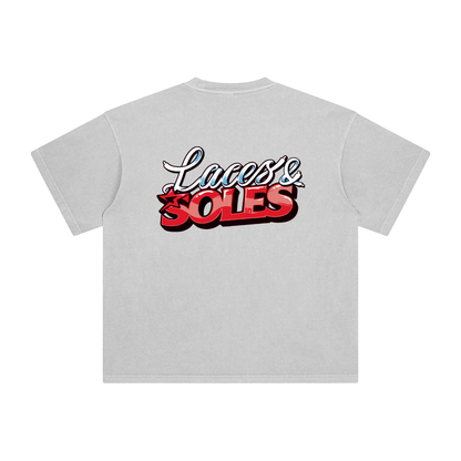 Laces&Soles Red Enzyme Washed T-Shirt