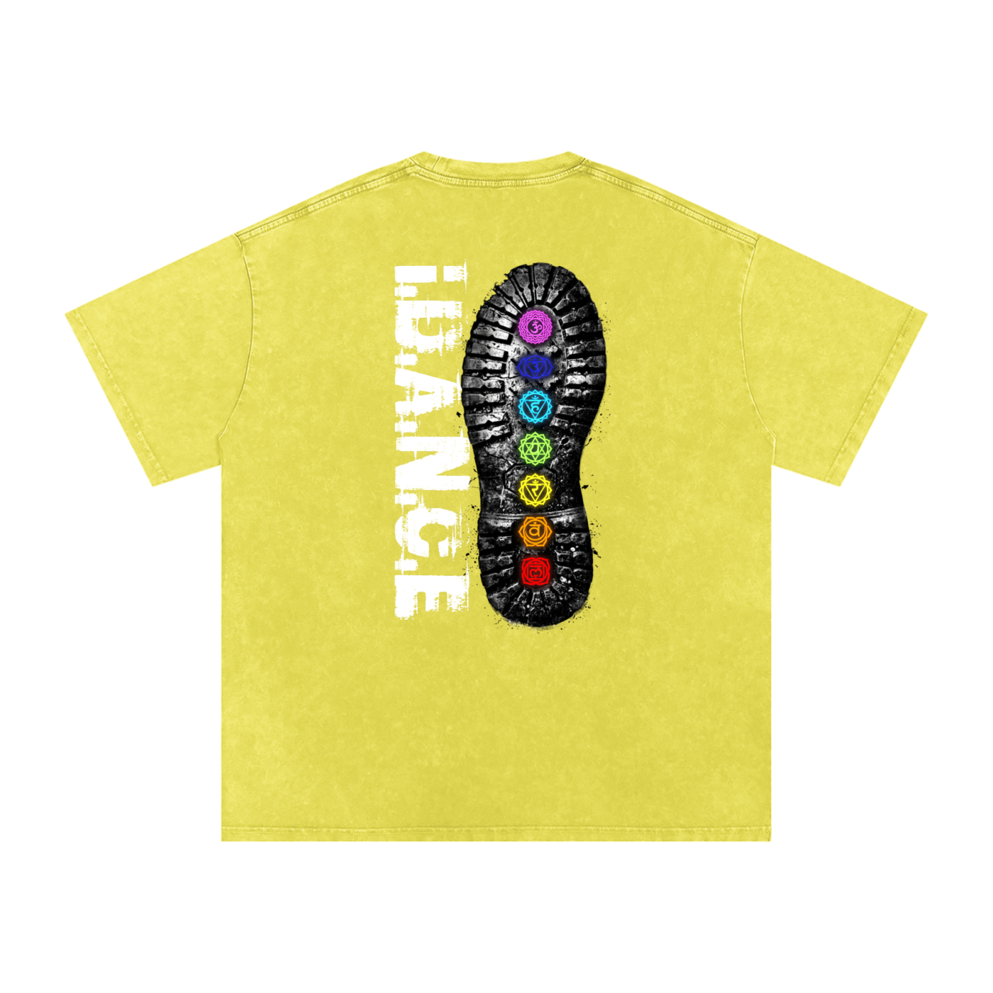 THE IDANCE  Snow Washed Oversized T-Shirt