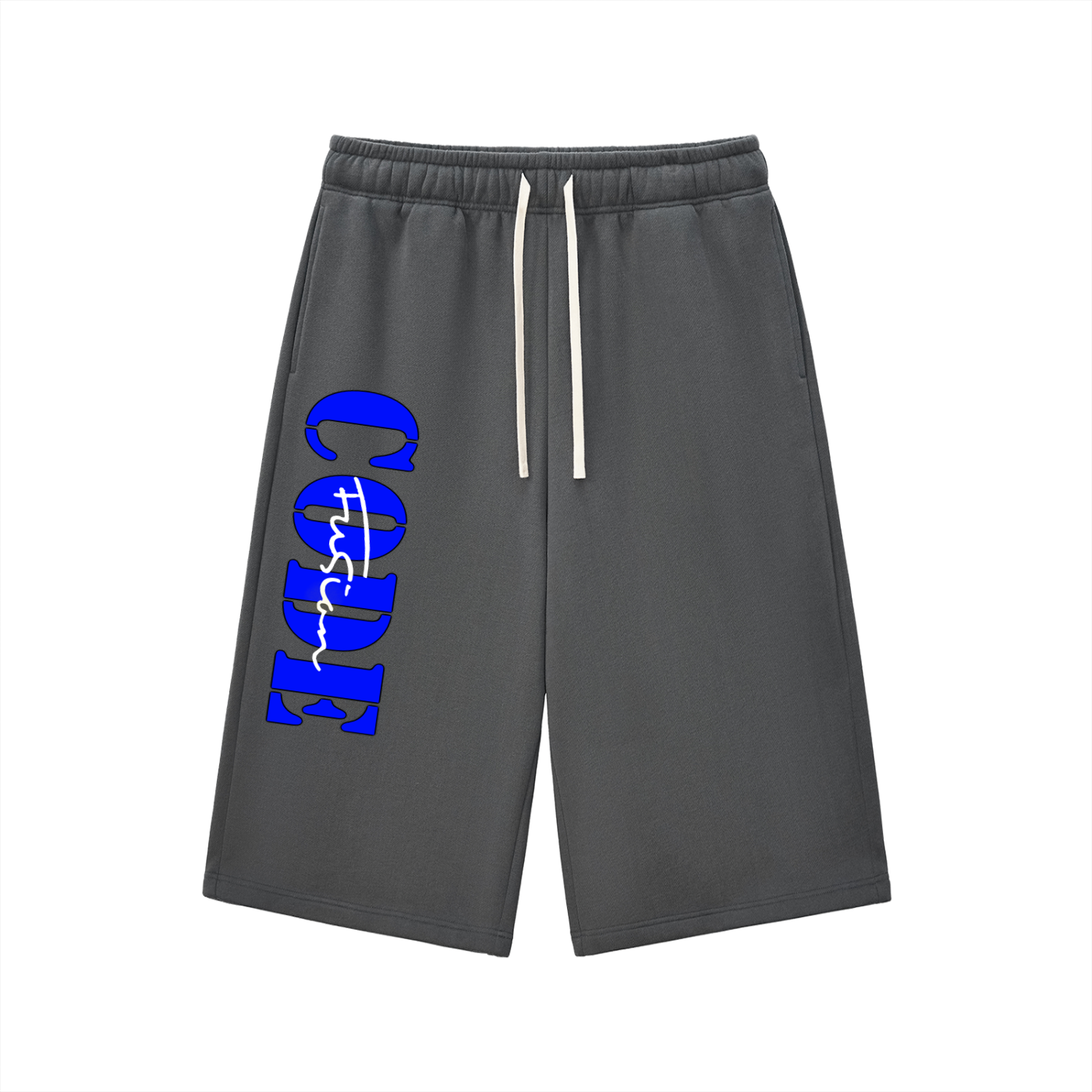 Code Fusion Three-quarter Sweatpants- Blue