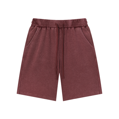Mineral Wash Waffle Knit Shorts