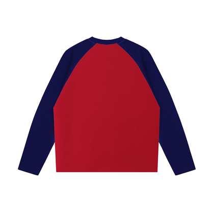 First Class Syndicate Color-Blocked Raglan Long-Sleeve T-Shirt