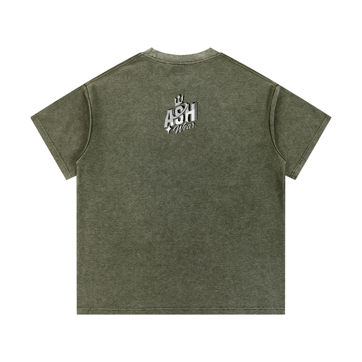 ASH Wear Mineral Wash Waffle Knit T-Shirt