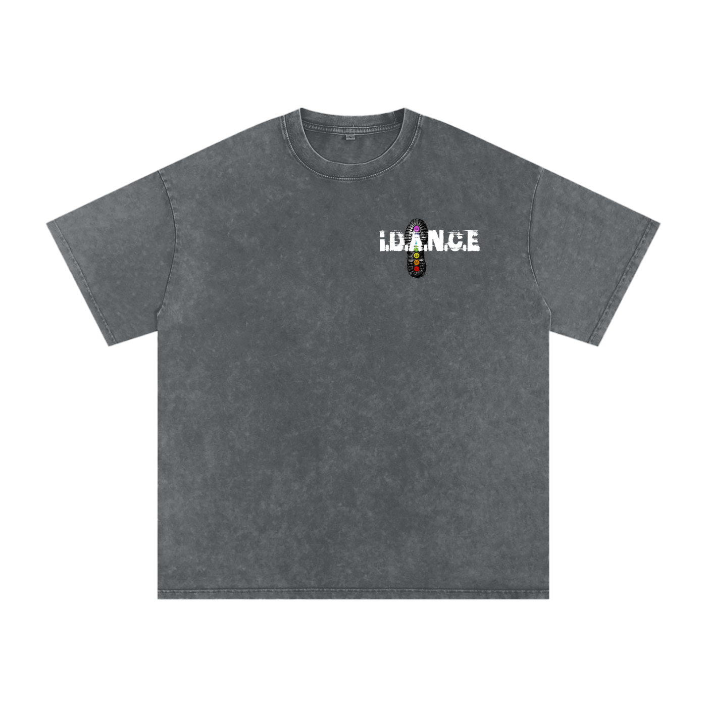 THE IDANCE  Snow Washed Oversized T-Shirt